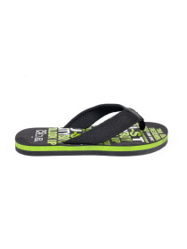 Men Green English Flip Flops