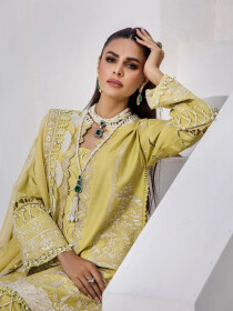 Women Unstitched 3 PCs Suit - Stella Polaris