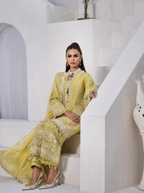 Women Unstitched 3 PCs Suit - Stella Polaris
