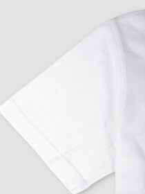 Men Classic White T-Shirt with Chest Pocket – 100% Cotton