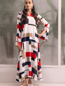 Women Multi Neoplasticism Long Dress