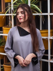 Women Lava Grey Two Peice Dress