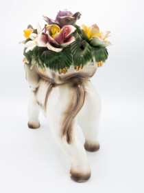 Porcelain Flower Elephant