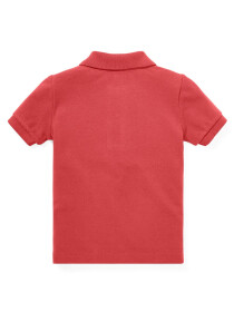 Infants - Cotton Mesh Polo Shirt - NANTUCKET RED