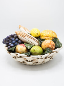 Vintage Bassano Woven Fruit bowl