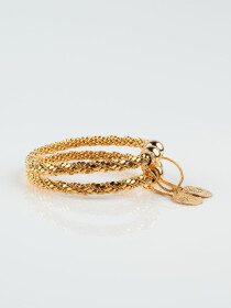 Gold Plated Solid Adjustable Bracelet