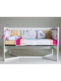 Little Hearts 10 Pcs Cot Set