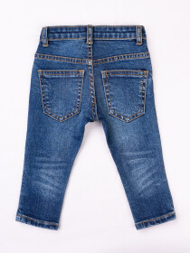 Blue Medium Washed Stretch Slim Fit Jeans