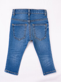 Blue Washed Stretch Slim Fit Jeans