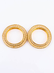 Embedded Pearl Bangles