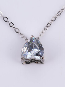 Ladies Diamond Heart Pendant