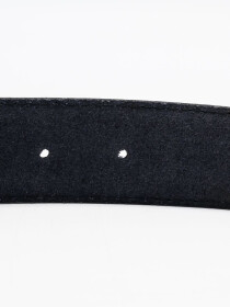 Men Cow Leather Dotted Print Belt