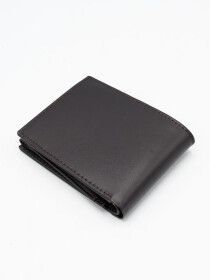 Black Cow Leather Wallet for Men