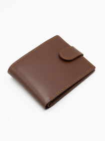 Brown Cow Leather Loop Wallet for Men