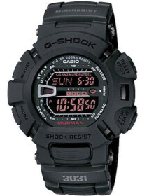 G-Shock black resin band digital watch
