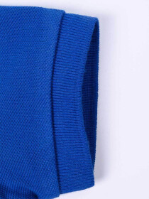 Toddlers / Kids - Cotton Mesh Polo Shirt - Blue