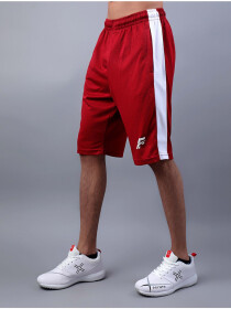Red/White Active Fit Men's Shorts