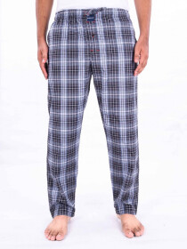 Black & White Cotton Blend Relaxed Pajama