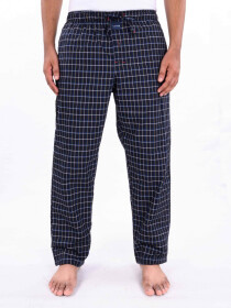 Black & White Check Cotton Blend Relaxed Pajamas