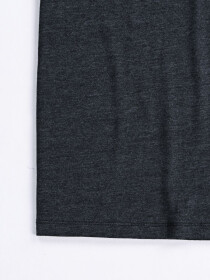 Dark Grey Custom Fit Contrast Tee