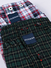 Men Multi Check Woven Trunk Assorted 2-pack