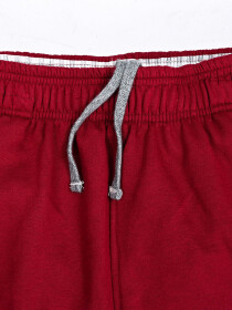 Epic Terry Knit Jogger Shorts 10 Burgundy