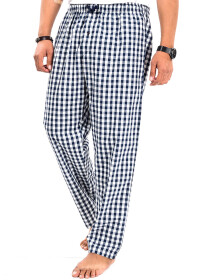 Black & White Check lightweight Cotton Relaxed Pajama