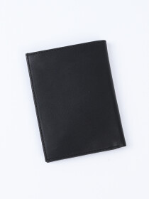 Executive Leather Passport Holder Black