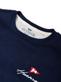 Little Boy Navy Blue Terry Sweatshirt