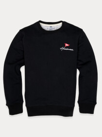 Little Boy Black Terry Sweatshirt