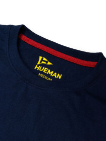Men Navy Blue Solid Full Sleeves T-Shirt