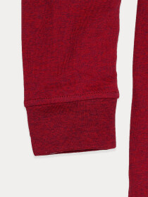 Little Boy Burgundy Terry Sweatshirt