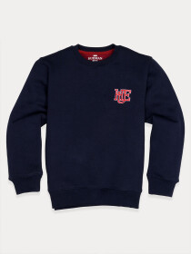 Big Boy Navy Blue Fleece Sweatshirt