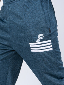 FIREOX Activewear Trouser, Carolina Blue, White Stripes