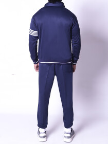 FIREOX Activewear Tracksuit, Navy Blue, White