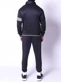 FIREOX Activewear Tracksuit ,Black White, D3