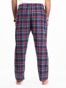 Flannel Plaid Red/Blue Relaxed Winter Pajama