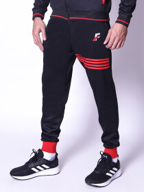 FIREOX Activewear Trouser, Red Black