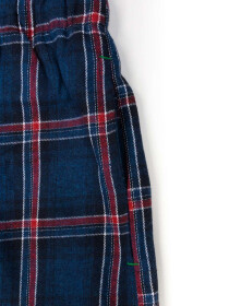 Navy & Brown Flannel Relaxed Winter Pajamas - Pack of 2