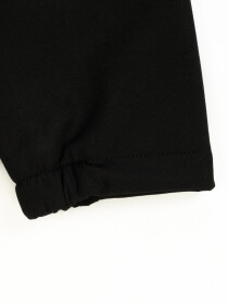 Black Stand Up Collar Soft Shell Big Boy Jacket