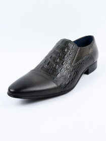Antique Penny Loafer Men's Shoe Grey