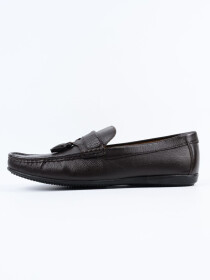 Brown Relaxed Fit Loafer Men's Shoe 