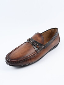 Tan Relaxed Fit Loafer Men's Shoe