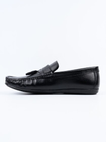 Black Relaxed Fit Loafer Men's Shoe