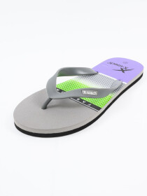 Unisex Grey & Black Comfort Flip Flop