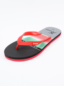 Unisex Red & Black Comfort Flip Flop