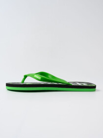 Unisex Green & Black Comfort Flip Flop