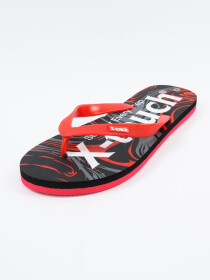 Unisex Red & Black Comfort Flip Flop