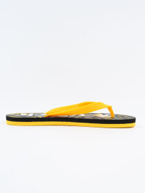 Unisex Yellow & Black Comfort Flip Flop