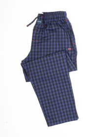 Blue & Black Check lightweight Cotton Relaxed Pajama